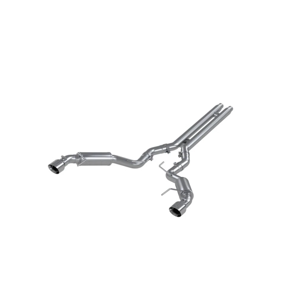 Fits 15-17 Mustang 3_ Cat Back Dual Split Rear Race Version 4.5_ tips-S7278AL